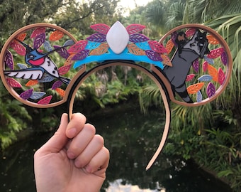 3D Colors of the Wind Ears | Meeko Ears | Inchangeable Mouse Ears | 3D Printed Mouse Ears