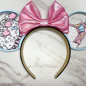 Bo Peep 3D Printed Ears | Sheep Mouse Ears | Little Bo Peep Ears | Toy Mouse Ears