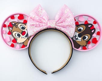 Chipmunk Love Mouse Ears | Chip and Dale Movie Ears | Interchangeable Mouse Ears