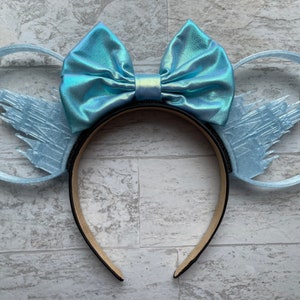 3D Snow Cinderella Castle Mouse Ears | 3D Christmas Castle Ears | 3D Christmas Castle | Cinderella Castle Mouse Ears
