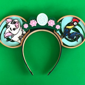 Heart of the Ocean Ears | Pua Hei Hei Ears | Interchangeable 3D Printed Ears