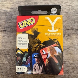 Juego de cartas Uno Yellowstone (NUEVO)
