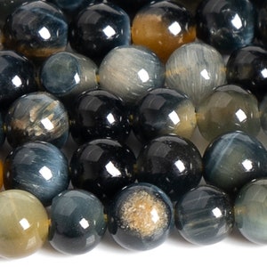 AAA 4MM Multicolor Tiger Eye Gemstone Beads Dream Tiger&#39;s Eye  Round Loose Beads (126170)