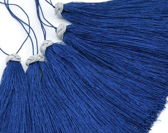 Sky Blue Katdana Ball Tassels Set Of 2 main image 1