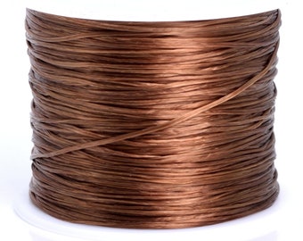 Brown 6m elastic cord