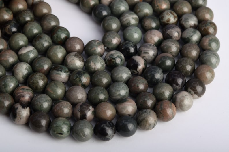 104637 10MM Rainforest Agate Beads Grade AAA Genuine Natural Round Gemstone Loose Beads 39 19 Pcs