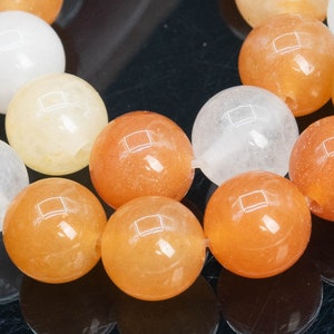 Genuine Natural Gobi Jade Gemstone Beads 4MM Multicolor Round AAA Quality Loose Beads (102698)
