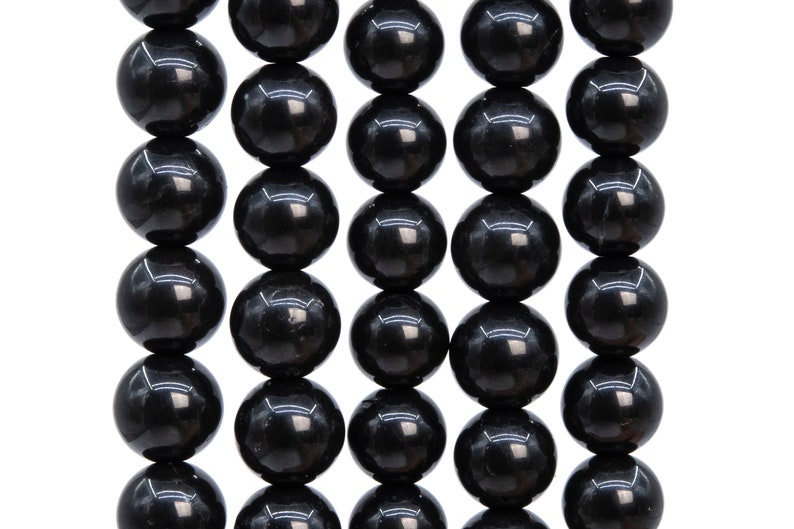 36 18 Pcs 112701 11-12MM Genuine Shungite Anti Radiation Beads Russia Grade AAA Natural Round Gemstone Loose Beads