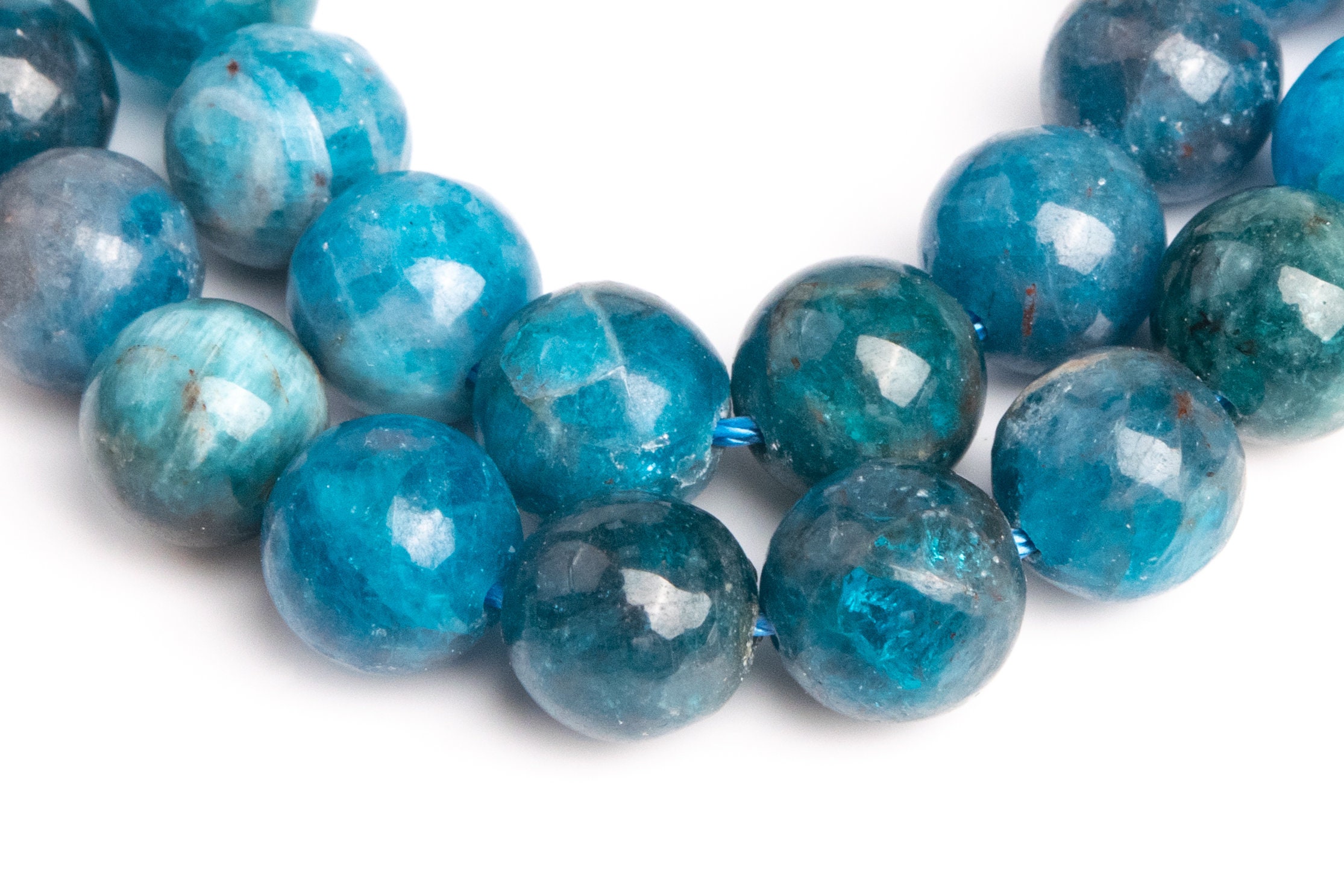 10 High Quality Grade A Natural Apatite Semi Precious Gemstone