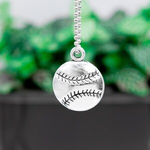 10 Pcs - 18x14x3MM Baseball Charm Antique Silver Tone Zinc Alloy Charm (66872-3411)