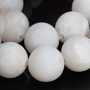Genuine Natural Crazy Lace Agate Gemstone Beads 10MM Matte White Round AAA Quality Loose Beads (106592)