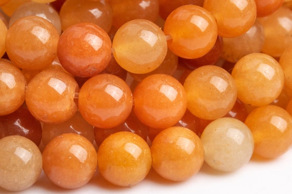 Aventurine Gemstone Beads 6MM Orange Round AAA Quality Loose Beads 100126 Etsy Canada