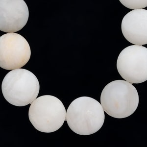 Genuine Natural Crazy Lace Agate Gemstone Beads 4MM Matte White Round AAA Quality Loose Beads (106590)
