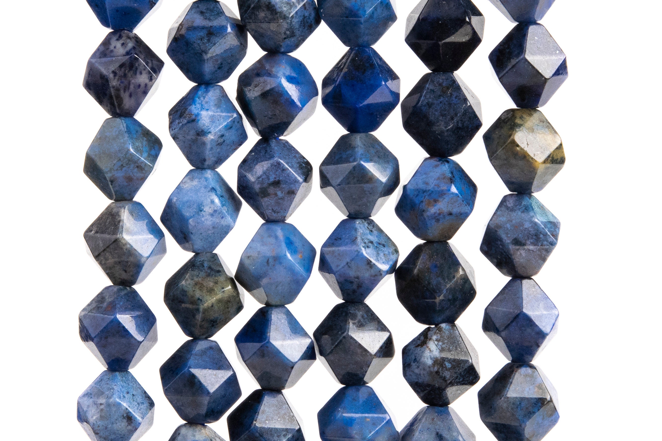 8MM Natural Dumortierite Grade AAA Round Gemstone Loose Beads 7.5" 