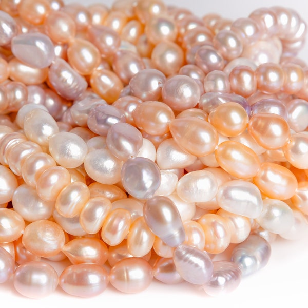 Genuine Natural Freshwater Pearl Gemstone Beads 4MM 6MM 8MM 10MM Multicolor Various Shapes Loose Beads