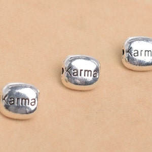10 Pcs - 10x9MM Antique Silver Tone Rectangle Spacer Beads (63602-2423)