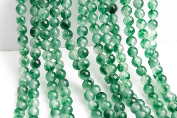 Cuentas De Jade Malayo De 6 Mm, Color Verde Bosque, Redondas, Sueltas, De Calidad AAA (116739) - México