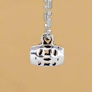 2 Stück - 6 x 6 MM Sterling Silber Tube Kleiderbügel Anhänger Verbinder (61576)