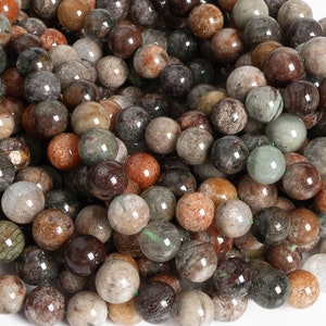 Genuine Natural Phantom Quartz Gemstone Beads 7MM 8MM 9MM 10MM 11MM 12MM 13MM Mix Round AA Quality Loose Beads