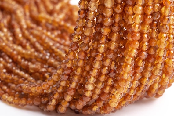 Perline Di Granato Rosso Sfaccettato Naturale 4mm 6mm 8mm 10mm Perline - Foto 3