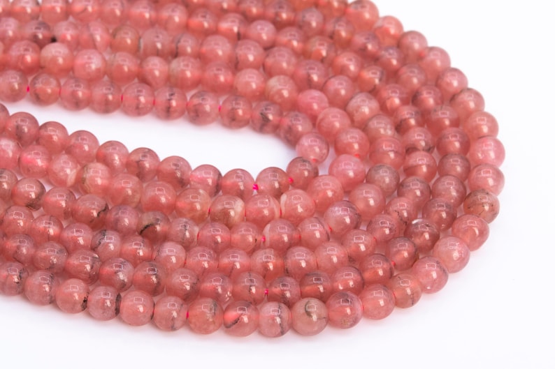 90 Pcs 4MM Transparent Pink Rhodochrosite Beads Argentina Grade AAA Genuine Natural Round Gemstone Loose Beads 112094