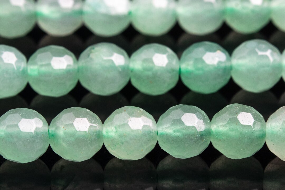 Genuine Natural Aventurine Gemstone Beads 5-6MM Green Micro