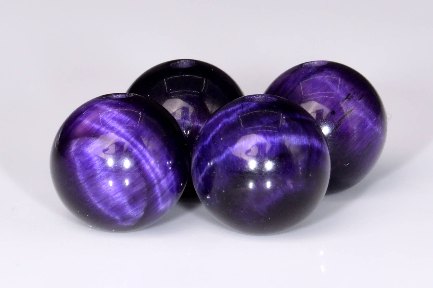 45 / 22 Pcs 8MM Purple Tiger Eye Beads Grade AA Natural Etsy