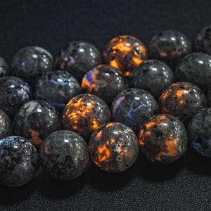Genuine Natural Fluorescent Sodalite Gemstone Beads 7MM 8MM 9MM Gray Round A Quality Loose Beads