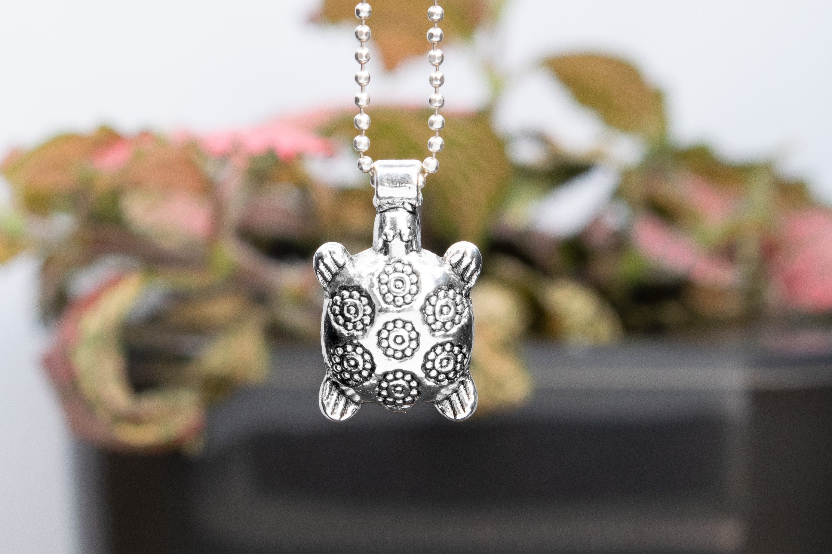 激安通販 10pcs 19x12x4mm Alloy Zinc Tone Silver Antique Charm Turtle 犬服・アクセサリー