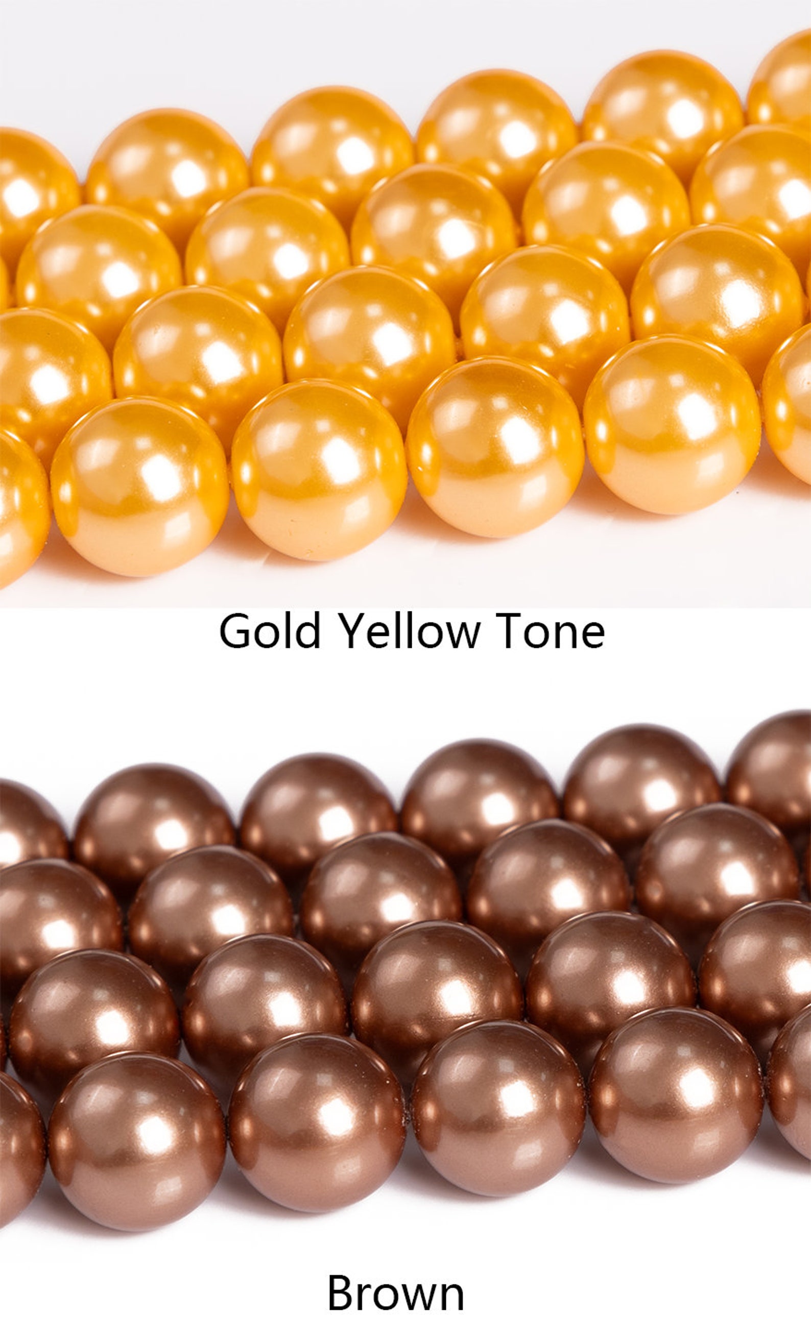 Shell Pearl Gemstone Beads 4MM 6MM 8MM 10MM Multicolor Color Round AAA ...