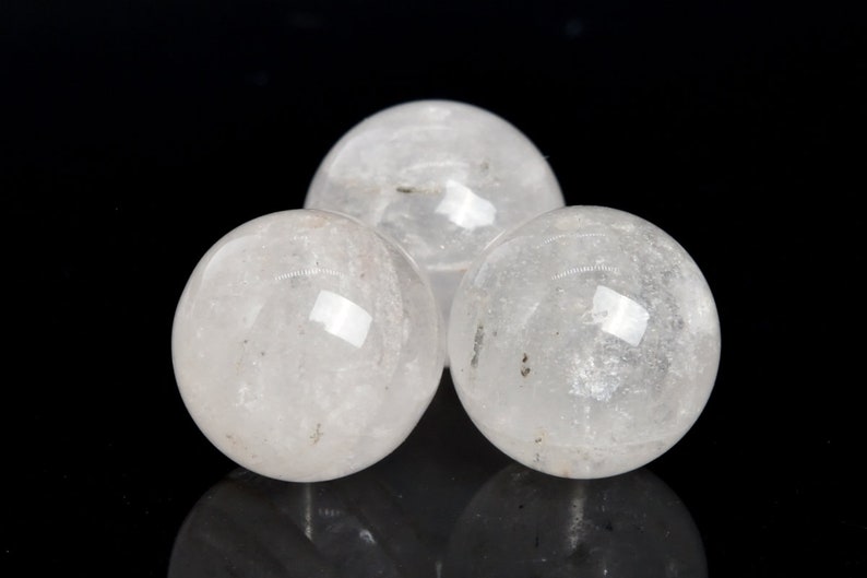 12MM White Lace Phantom Quartz Beads Grade A Genuine Natural Round Gemstone Loose Beads 108305 17 Pcs