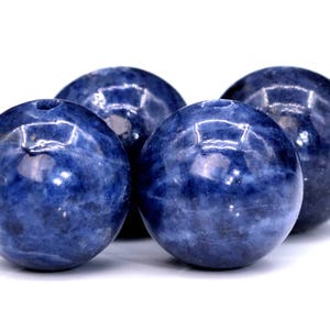 Genuine Natural Sapphire Gemstone Beads 8MM Round AAA Quality Loose Beads (100323)
