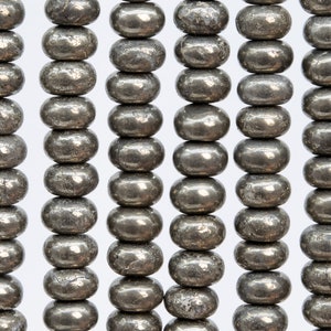 Genuine Natural Copper Pyrite Gemstone Beads 8x5MM Rondelle AAA Quality Loose Beads (102141)