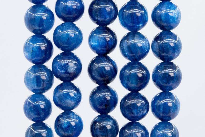 blue kyanite beads