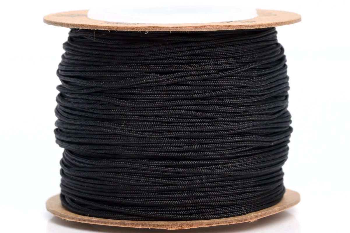 109 Yards 1/4 Inch Braided Elastic Band Black Elastic String Cord Heavy  Stretch High Elasticity Knit Elastic Band for Sewing Craft DIY 