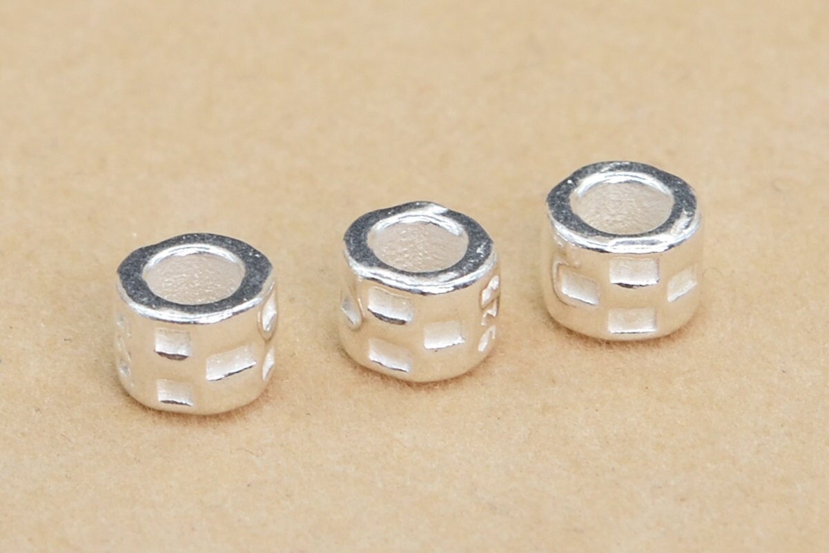 Sterling Silver Round Disc Beads Spacers for Jewelry Making * Different  Sizes