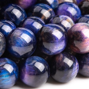Tiger Eye Gemstone Beads 10MM Cat Eye Galaxy Sky Night Round AAA Quality Loose Beads (115997)