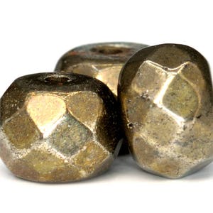 Genuine Natural Pyrite Gemstone Beads 2x1.5MM Copper Faceted rondelle AAA Quality Loose Beads (102317)
