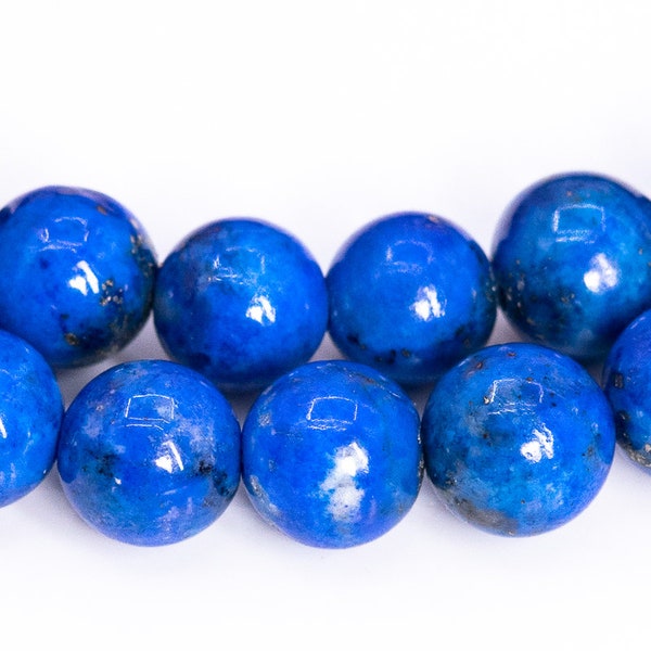 Genuine Natural Lapis Lazuli Gemstone Beads 5MM Royal Blue Round AA+ Quality Loose Beads (113139)