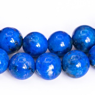 Perle Rotonde Di Lapislazzuli Naturale BRCbeads – 8mm, 1 Filo Da 15,5 Pollici (circa 46 Perle), Per Creazione Gioielli