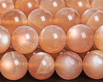 Perlina Di Pietra Del Sole Naturale AAA. Perlina Rotonda Da 6 Mm - Foto 8