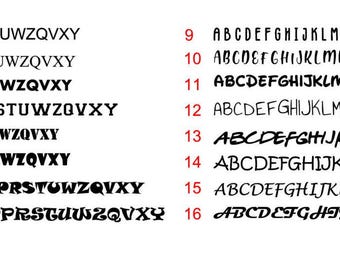 Block Letter Vinyl Alphabet, Capital Letters - Etsy