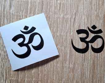 Sticker symbole de l'OM : sticker yoga pour voiture, sticker pour ordinateur portable