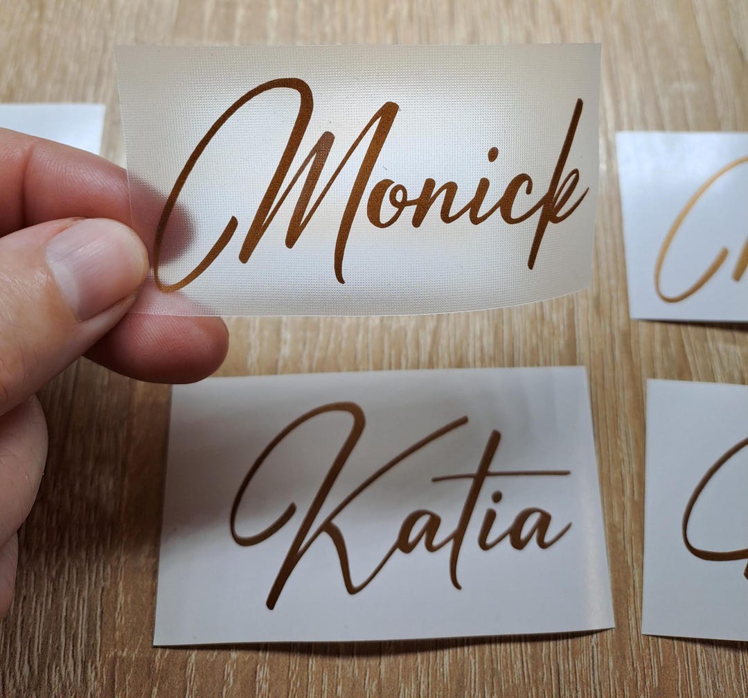 Custom Name Vinyl Decal: Personalized Tumbler, Car, Laptop Sticker - Etsy