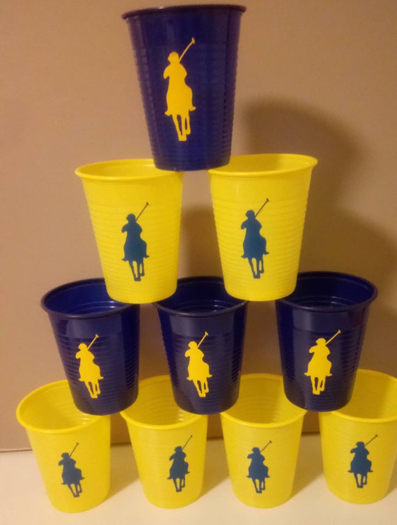 Set Of 12 Polo Player Vinyl Decal Polo Horse Decal Stickers Etsy