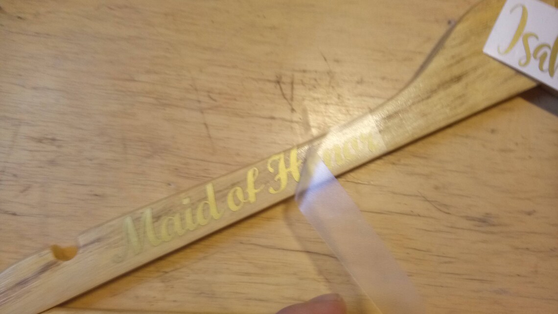 Rose Gold Color Custom Decals for Wood Hanger DIY Vinyl Etsy