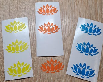 Lotus Flower Decal, Lotus Flower Sticker, Lotus Decal, Lotus Sticker ...