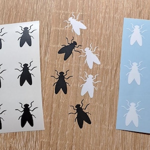Fly Vinyl Stickers: Pranks & DIY Crafts, Insect Decals