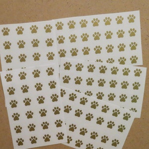 16 decalcomanie in vinile con stampa Paw, decalcomanie Paw Party, decalcomanie a tazza, sigillo per busta Dog Paw
