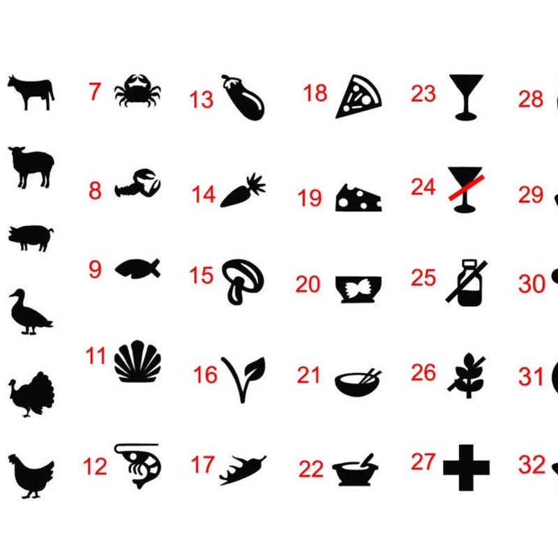 green-vegan-menu-etsy